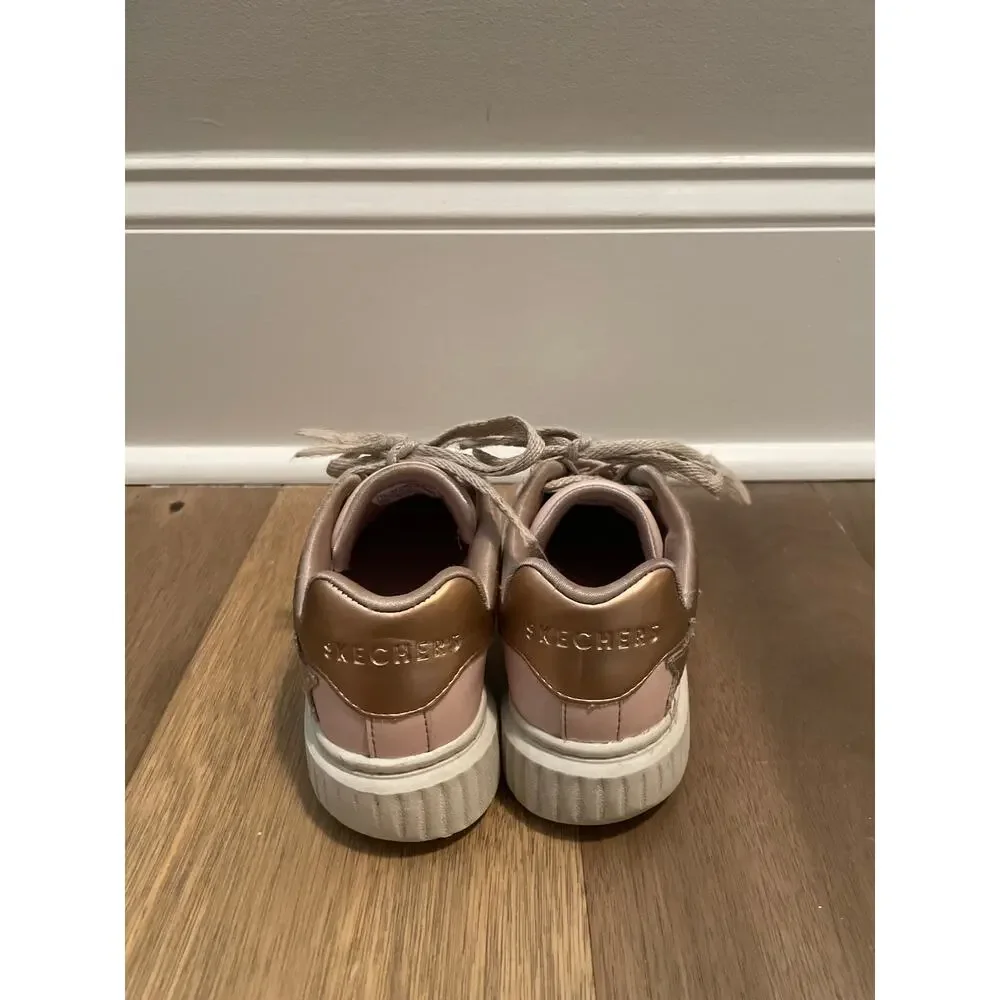 Skechers Girls Hi Ridge Superstardom Platform Pink Sneakers Size 13